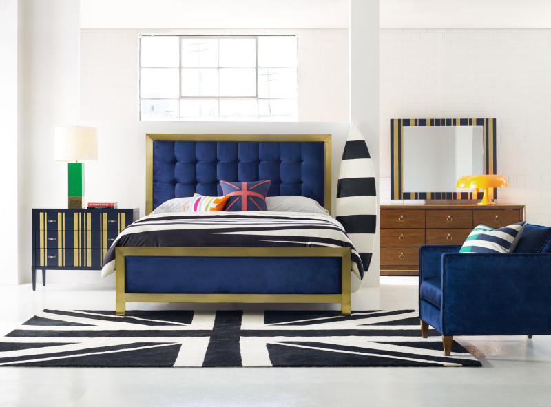 CYNTHIA ROWLEY FOR HOOKER FURNITURE BALTHAZAR KING UPHOLSTERED BED