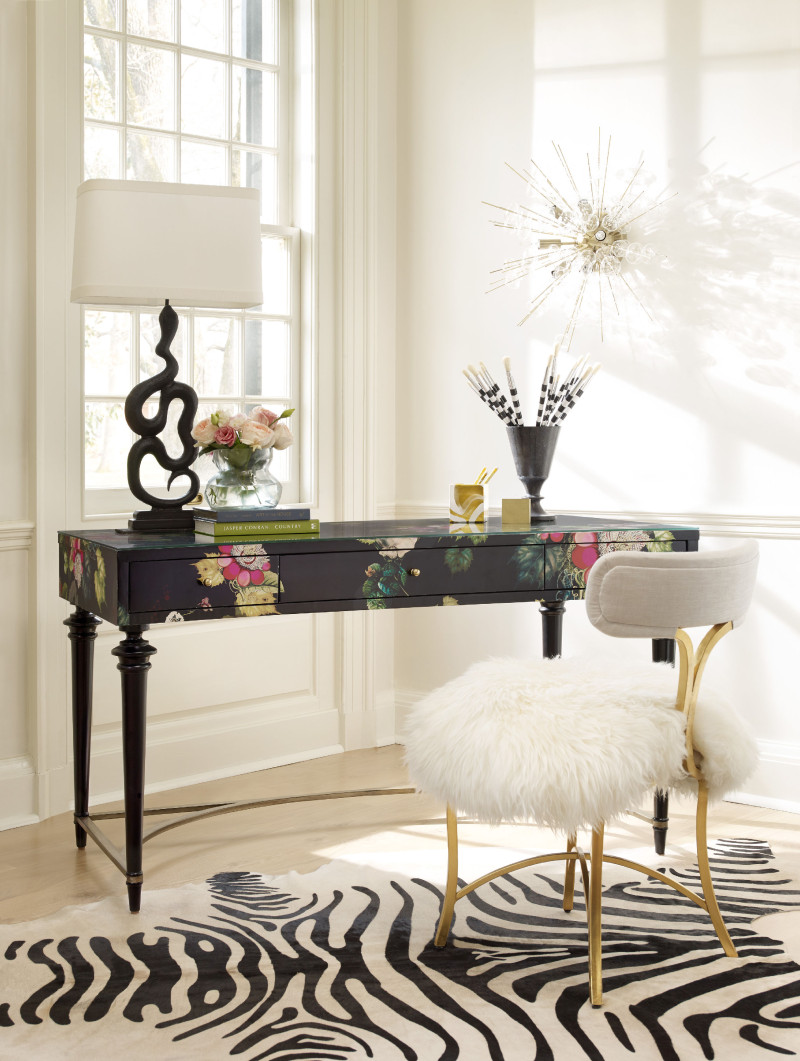 CYNTHIA ROWLEY FOR HOOKER FURNITURE FLEUR DE GLEE WRITING DESK